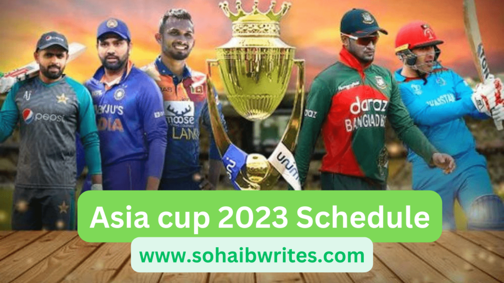 Asia Cup 2023 Schedule