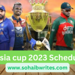 Asia Cup 2023 Schedule