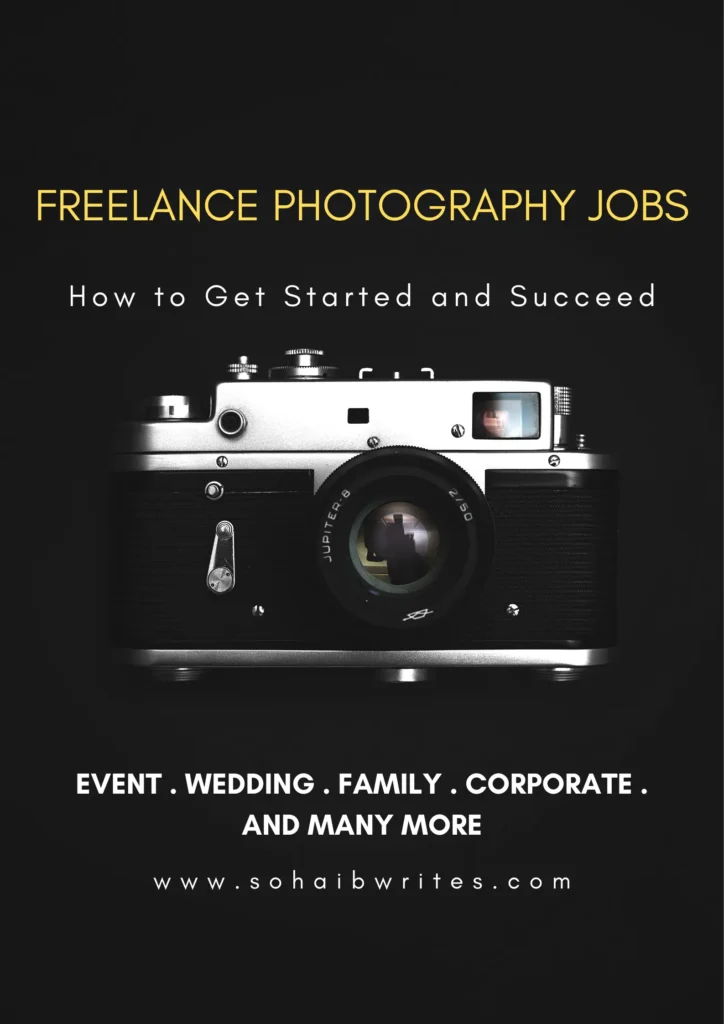 Freelance photography jobs